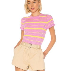 Sheridan Knit Tee Candy Floss John & Jenn by Line